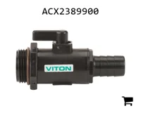 AGCO ACX2389900 Микроклапан с поворотным штуцером 3/4" и наружной резьбой NPT 1"