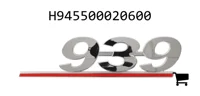 AGCO H945500020600 Наклейка 939