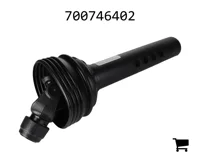 AGCO 700746402 Вал отбора мощности, 524 мм, половина