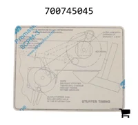 AGCO 700745045 Информационная наклейка