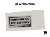 AGCO ACW284288A Наклейка