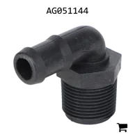 AGCO AG051144 Штуцер с наружной резьбой 1", ёлочка 3/4", 90°