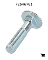 AGCO 72646701 Болт каретный с круглой головкой и квадратным подголовком