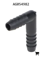 AGCO AG054982 Штуцер коленчатый Pentair Hypro для шланга, полимерный, 3/8" X 3/8"