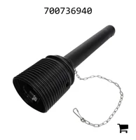 AGCO 700736940 Вал отбора мощности, 1-3/4" x 1-11/6", 20 шлицов, половина