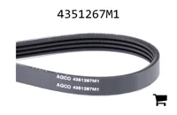 AGCO 4351267M1 Поликлиновой ремень, профиль PK4
