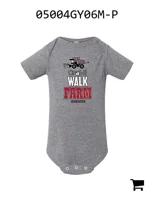 AGCO 05004GY06M-P Детский комбинезон Gleaner, серый