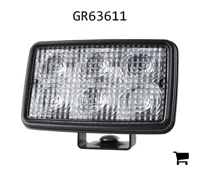AGCO GR63611 Рабочая фара AGCO Trilliant® Mini LED WhiteLight™ с заливающим светом