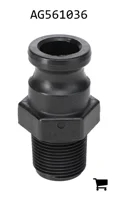 AGCO AG561036 Адаптер с наружной резьбой 1" x 1" для кулачкового соединения