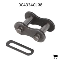 AGCO DC4334CL08 Соединительное звено роликовой цепи №80