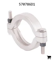 AGCO 570786D1 Хомут фланцевый 2" с полным портом, болтовое соединение