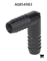 AGCO AG054983 Штуцер коленчатый Pentair Hypro для шланга, полимерный, 1/2" x 1/2"