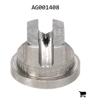AGCO AG001408 Форсунка распылительная плоскоструйная стандартная, нержавеющая сталь, размер 02, 80°