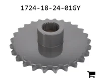 AGCO 1724-18-24-01GY Звездочка серая ролика 1