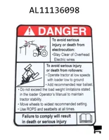AGCO AL11136098 Декаль
