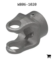 AGCO W806-1020 Вилка вала 1000 серии с крепежным винтом