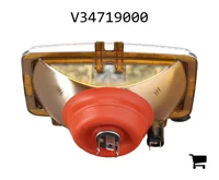 AGCO V34719000 Фара левая для Великобритании и Ирландии, DIP, лампа 12В 60/55Вт