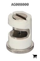 AGCO AG008000 Распылитель плоскоструйный Visiflo из нержавеющей стали, широкоугольный, размер 4