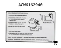 AGCO ACW6162940 Декаль
