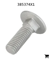 AGCO 385374X1 Болт каретный с круглой головкой и квадратным подголовком