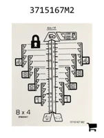 AGCO 3715167M2 Декаль