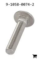 AGCO 9-1058-0074-2 Болт каретный с круглой головкой и квадратным подголовком