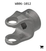 AGCO W806-1012 Вилка вала 1000 серии с крепежным винтом