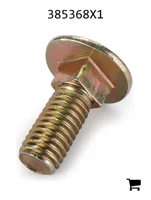 AGCO 385368X1 Болт каретный с круглой головкой и квадратным подголовком