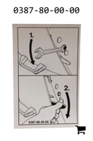 AGCO 0387-80-00-00 Декаль