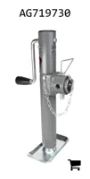 AGCO AG719730 Трубчатый поворотный опорный домкрат прицепа, 2000 lbs