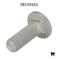 AGCO 385391X1 Болт каретный с круглой головкой и квадратным подголовком