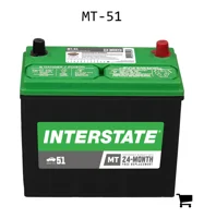 AGCO MT-51 Аккумуляторная батарея Interstate MT-51