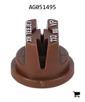 AGCO AG051495 Распылитель плоскоструйный TeeJet с расширенным диапазоном, 110°, размер 05, полимерный, с цветовой кодировкой VisiFlo