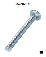 AGCO 364961X1 Болт каретный с круглой головкой и квадратным подголовком