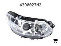 AGCO 4390027M2 Фара правая AGCO (только для Великобритании и Ирландии, лампа H7 12В 55Вт в комплекте)