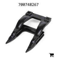 AGCO 700748267 Направляющая косы SCH 17 мм ECII с открытым верхом, центральная, длинная, AGCO Wind, черная