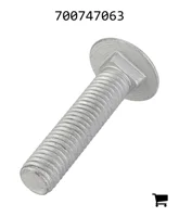 AGCO 700747063 Болт каретный с круглой головкой и квадратным подголовком