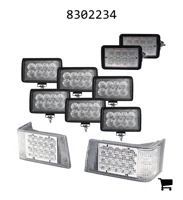 AGCO 8302234 Комплект светодиодных фар CREE ближнего/дальнего света и заливающего света для тракторов Magnum