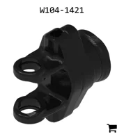 AGCO W104-1421 Вилка муфты срезного предохранителя с шариковым фиксатором, 14-я серия