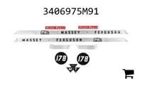 AGCO 3406975M91 Комплект наклеек