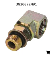 AGCO 3820092M91 Угловой соединитель