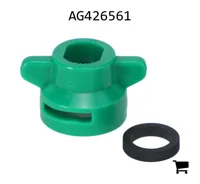 AGCO AG426561 Быстросъемный колпачок Hardi для овальных форсунок, зеленый