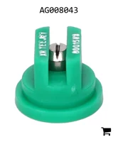 AGCO AG008043 Распылитель TeeJet с расширенным диапазоном, 80°, размер 1,5, нержавеющая сталь с цветовой кодировкой VisiFlo