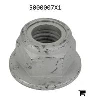 AGCO 5000007X1 Самоконтрящаяся шестигранная гайка с фланцем