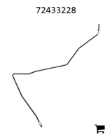 AGCO 72433228 Тормозная трубка