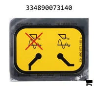 AGCO 334890073140 Наклейка