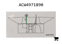 AGCO ACW4971890 Информационная наклейка