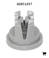 AGCO AG051497 Распылитель плоскоструйный TeeJet с увеличенным диапазоном, 110°, размер 06, полимерный, с цветовой кодировкой VisiFlo