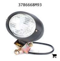 AGCO 3786668M93 Рабочий фонарь, крышный, с лампой H3 12В 55Вт