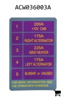 AGCO ACW036003A Декаль